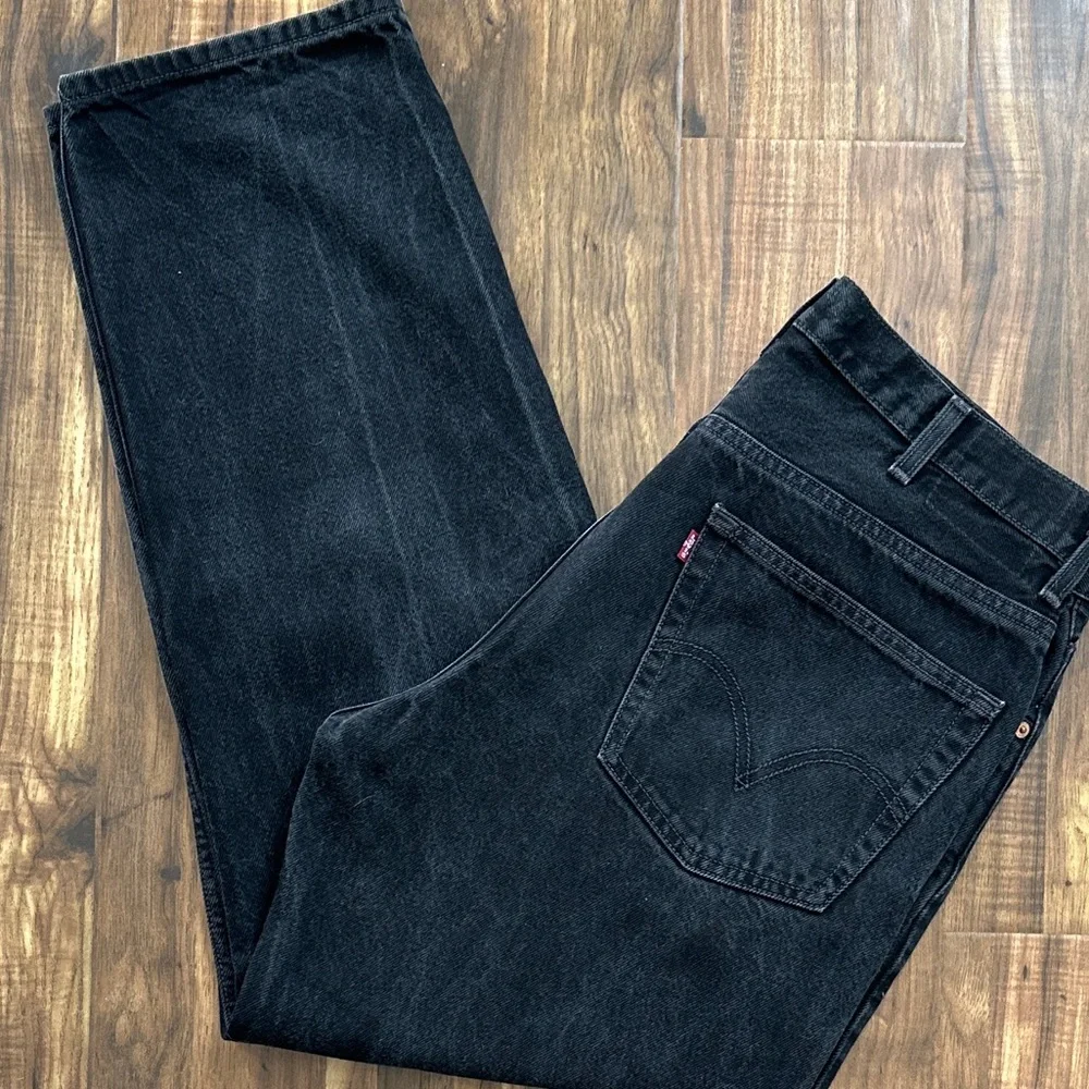 Levi’s 550 Black Jeans Relaxed Fit Tapered Y2K Mens 38x30